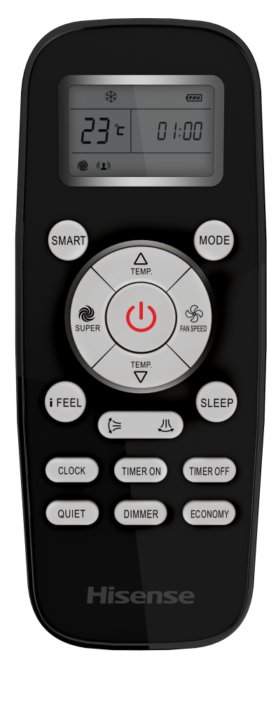 Настенная сплит-система Hisense AS-07HW4SYDTG035В BLACK CRYSTAL CLASSIC A On/Off