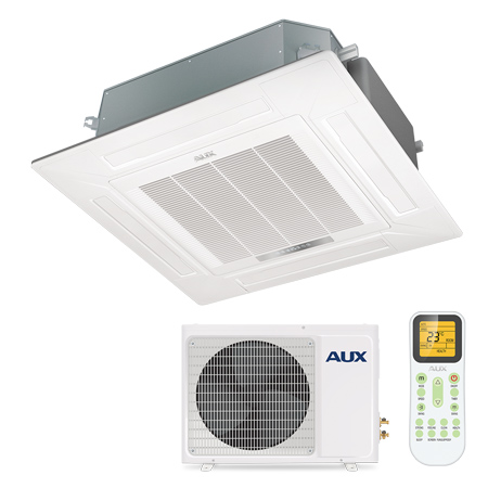 Кассетный кондиционер AUX ALCA-H12/4DR2 + AL-H12/4DR2(U) + MB13 панель для ALCA-H09/12/18 inverter и on-off