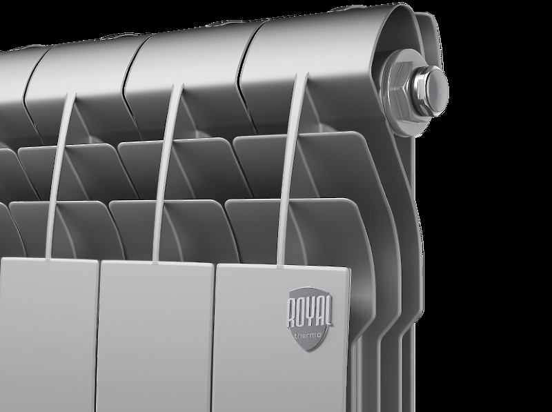 Радиатор алюминиевый Royal Thermo Biliner Alum 500 Silver Satin - 6 секц.