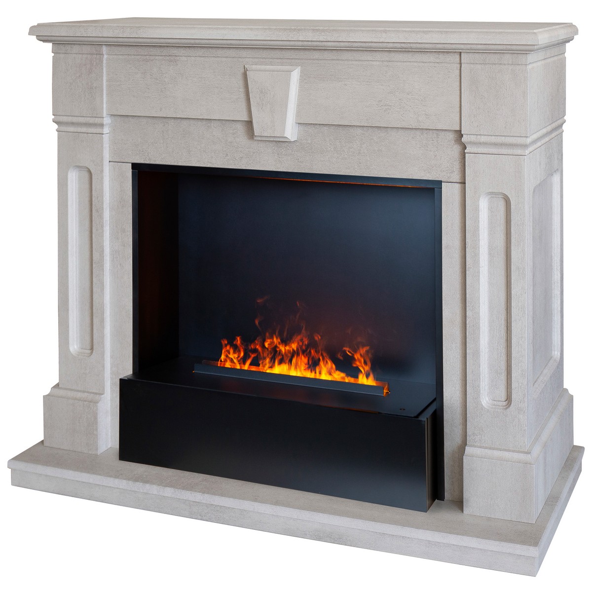 Электрокамин RealFlame  Kellie 25,5/26 WT с очагом 3D Cassette 630 Black Panel