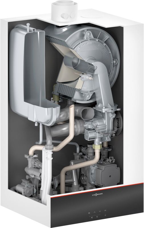 Настенный газовый котел Viessmann Vitodens 100-W 25 кВт одноконтурный (B1HF)