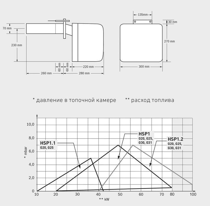Комбинированный котел до 30 кВт Hansa Motion 18-30 кВт (с горелкой HSР-1)