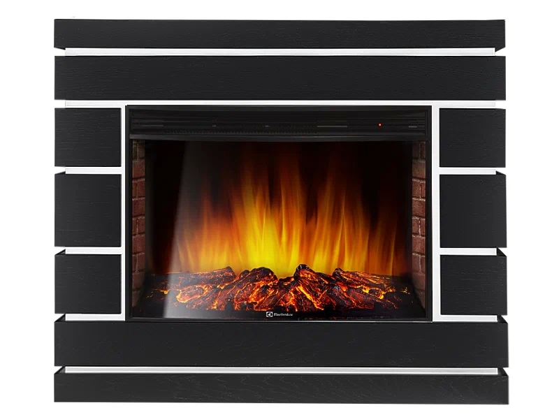 Каминокомплект Electrolux Moderno 25 с очагом EFP/P-2720RLS шпон чёрный дуб