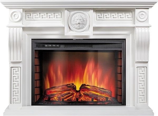 Каминокомплект Electrolux Vittoriano 26 Sphere с очагом EFP/P-2620RLS белый