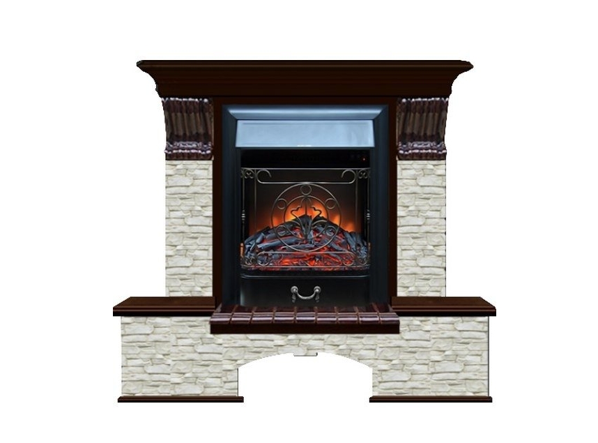 Каминокомплект Glenrich Бостон К Грот однотонный (Magestic)
