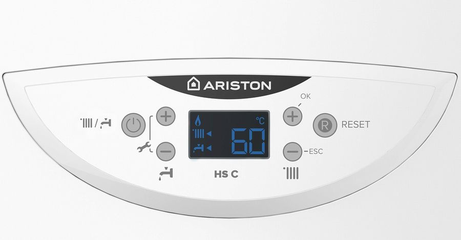 Настенный газовый котел 28 кВт Ariston HS C 24 FF NG