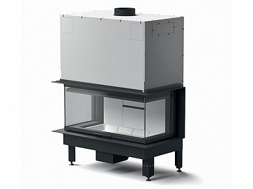 Каминная дровяная топка MCZ Plasma 95 T стекло с 3-х сторон