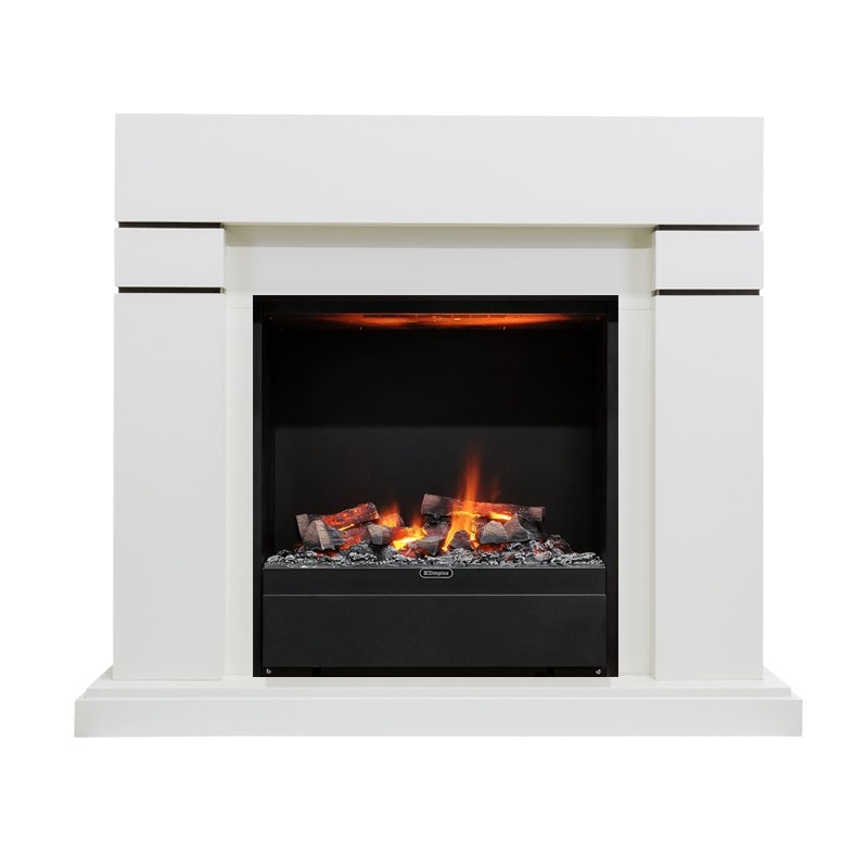 Каминокомплект Dimplex Lindos - Белый с очагом Albany