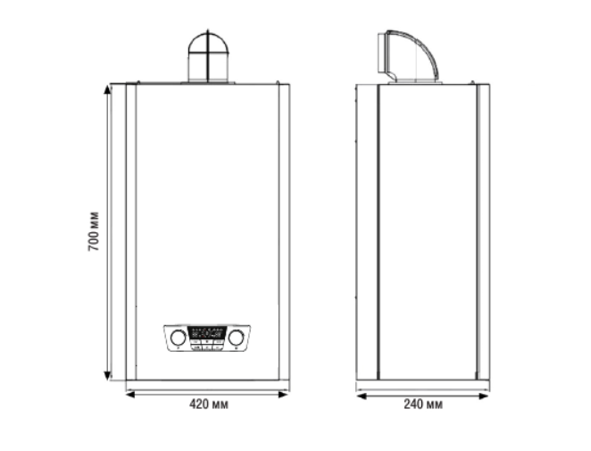 Настенный газовый котел Kentatsu Nobby Balance Plus 24-2CS