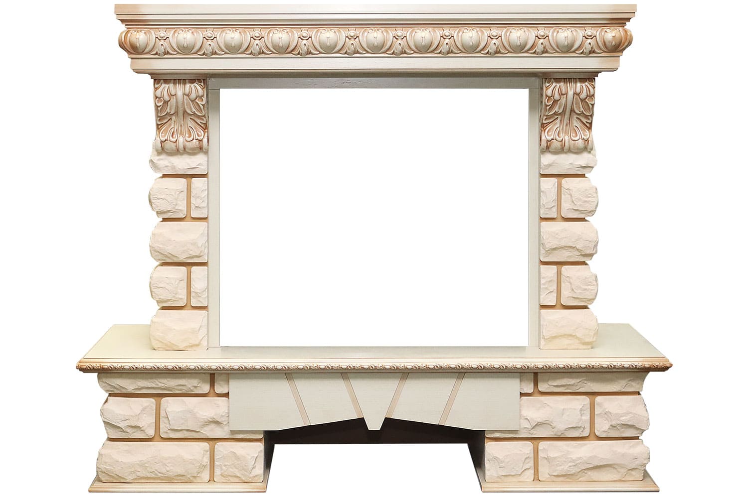 Каминокомплект Dimplex Pierre Luxe Lord - Слоновая кость/Шампань с очагом Symphony 26'' DF2608-INT