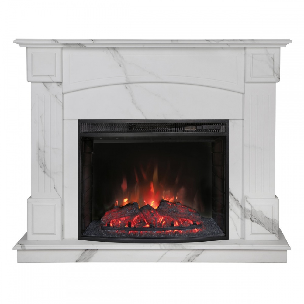 Электрокамин RealFlame Carolina 24/25,5 WT-F512 с очагом Evrika 25,5