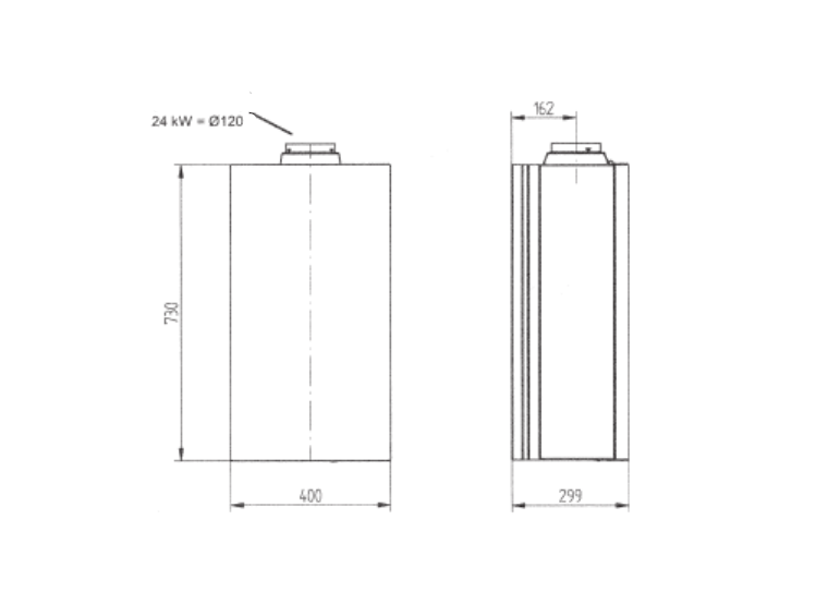 Настенный газовый котел Baxi ECO4S 24