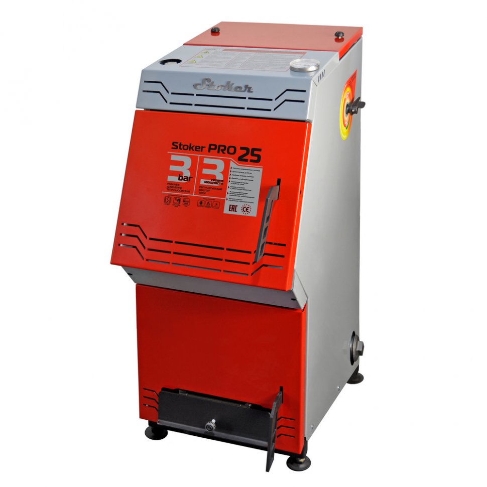 Твердотопливный котел Ermak & Stoker Pro 25-Э