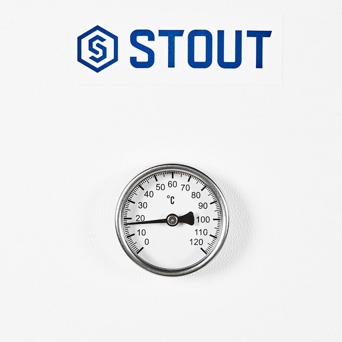 Бойлер косвенного нагрева STOUT OptiBase 200л два теплообменника