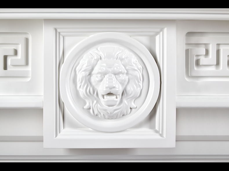 Каминокомплект Electrolux Vittoriano 26/30 с очагом EFP/P-2620RLS белый