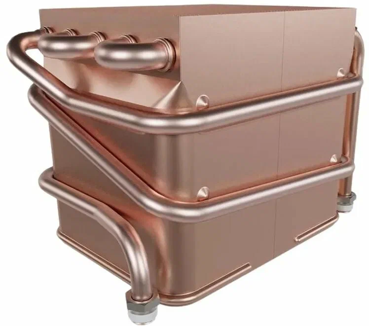 Газовый проточный водонагреватель VilTerm E14 Мрамор белый