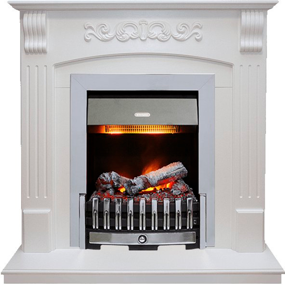 Каминокомплект Dimplex Sorrento - Белый дуб с очагом Danville Chrome FB2