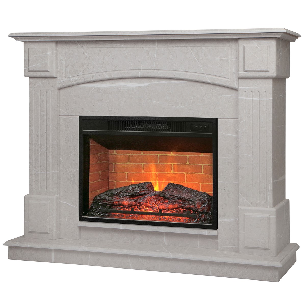 Электрокамин RealFlame Carolina 24/25,5 WT-F714 с очагом Irvine 24