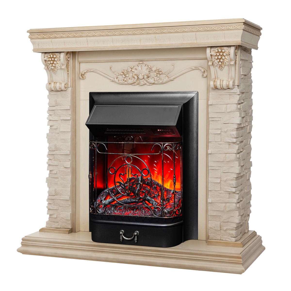 Электрокамин RealFlame  Patricia WT с очагом Majestic Lux Black RC