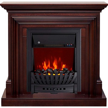 Каминокомплект Royal Flame  Bradford - Темный дуб с очагом Aspen Black
