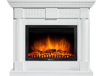 Каминокомплект Electrolux Colonna 25 с очагом EFP/P-2720RLS белый