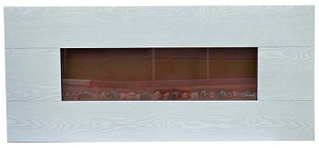 Каминокомплект Glenrich Genius 100 беленый дуб