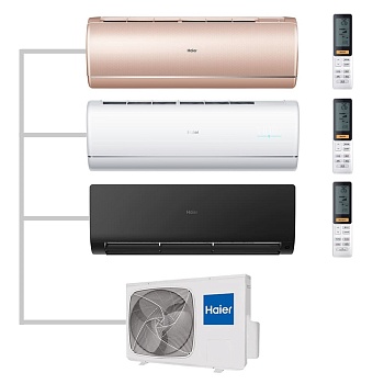 Мульти сплит-система настенная Haier AS35S2SJ2FA-G / AS35S2SJ2FA-W / AS25S2SF2FA-B / 3U70S2SR5FA Inverter