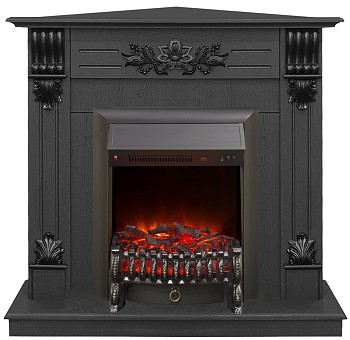 Электрокамин RealFlame Ottawa Corner DN  с очагом Fobos S BL