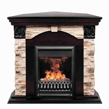 Электрокамин RealFlame  Dublin ROCK Corner с очагом 3D Oregan