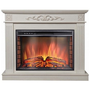 Каминокомплект Electrolux Noce 26/30 с очагом EFP/P-3020LS шпон белёный дуб