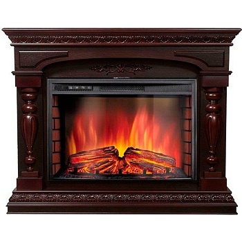 Каминокомплект Electrolux Perfetto 26 Sphere с очагом EFP/P-2620RLS шпон темный дуб