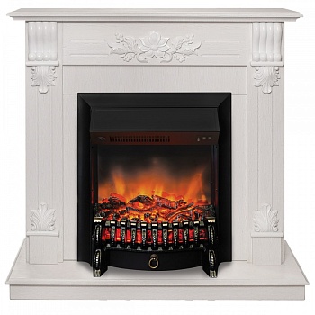 Электрокамин RealFlame  Ottawa WT с очагом Fobos Lux Black