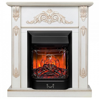 Электрокамин RealFlame  Anita WT с очагом Majestic Lux Black