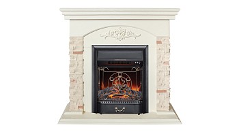 Электрокамин RealFlame  Neapolis WT с очагом Majestic Lux BL S