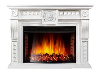 Каминокомплект Electrolux Vittoriano 30 с очагом EFP/P-3320RLS белый