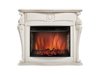 Каминокомплект Electrolux Ovatio 30 с очагом EFP/P-3320RLS белый