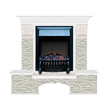 Каминокомплект Glenrich Бостон К Грот однотонный (Fobos)