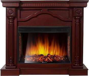 Каминокомплект Electrolux Rome 30 с очагом EFP/P-3320RLS красное дерево