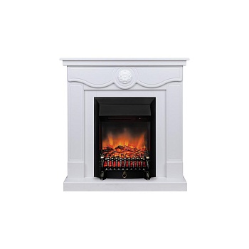 Электрокамин RealFlame  Aurora WT с очагом Fobos Lux BL S