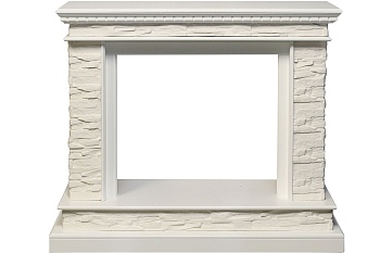 Портал Royal Flame  Calgary - Белый / Сланец белый