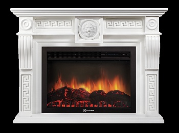 Каминокомплект Electrolux Vittoriano 26/30 с очагом EFP/P-3020LS белый