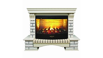 Электрокамин RealFlame  Country 33 WT с очагом Firestar 33 3D