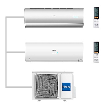 Мульти сплит-система настенная Haier AS25S2SJ2FA-S / AS25S2SF2FA-W / 2U50S2SM1FA-3 Inverter