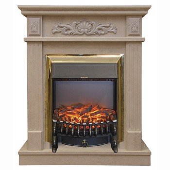 Электрокамин RealFlame Adelaida WT с Fobos Lux S BR