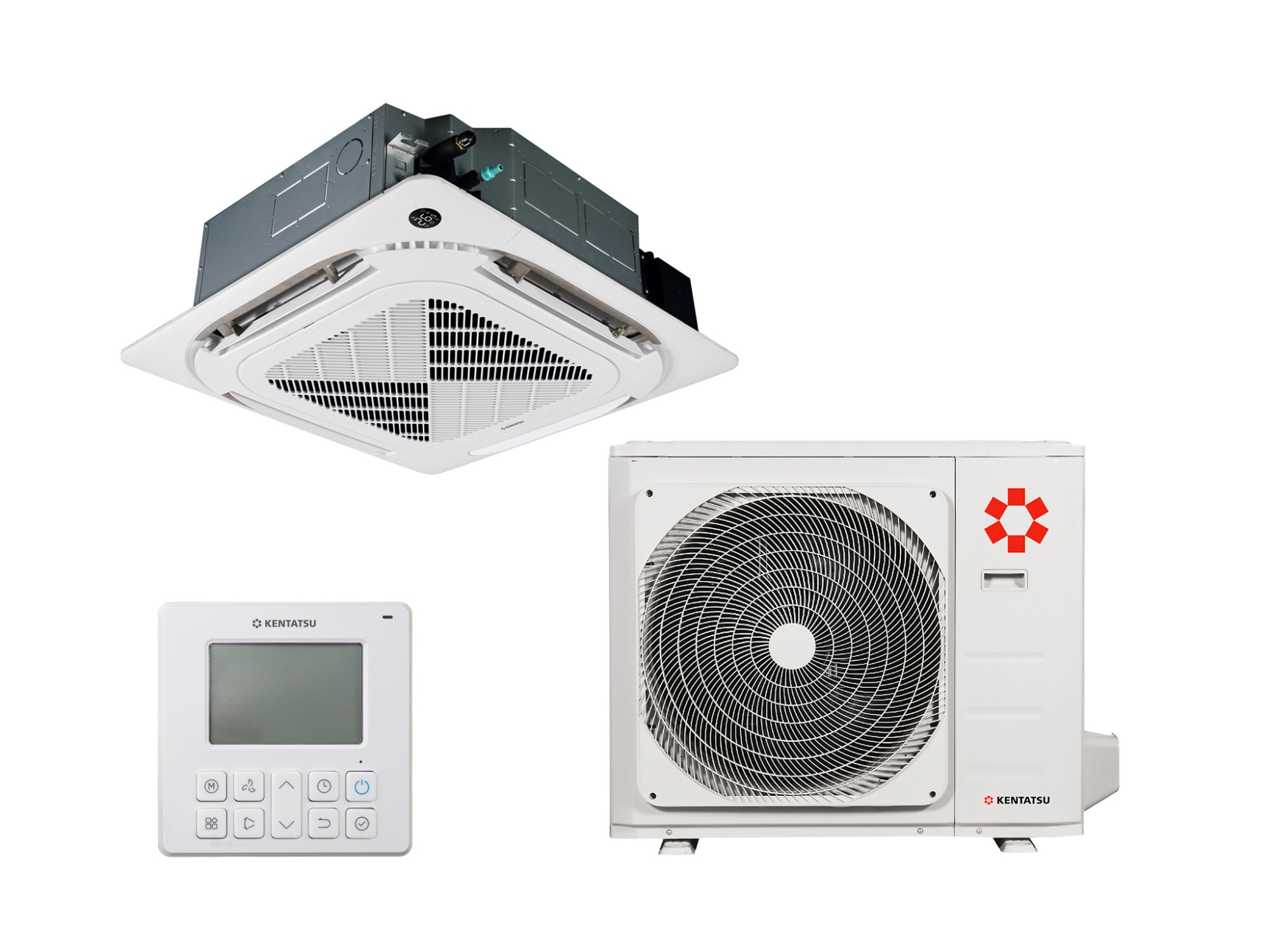 Кассетная сплит-система Kentatsu KSVG70HFAN1/KSUTG70HFAN1/KPU95-DR on/off