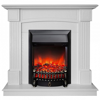 Электрокамин RealFlame  Andrea WT с очагом Fobos Lux Black