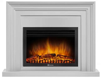 Каминокомплект Electrolux Stretto 25 с очагом EFP/P-2720RLS белый