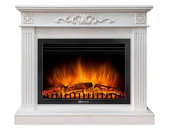 Каминокомплект Electrolux Noce 25 с очагом EFP/P-2520LS шпон белёный дуб