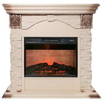 Электрокамин RealFlame  Dublin LUX 24 WT с очагом Irvine 24