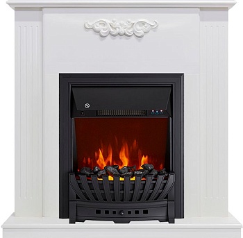 Каминокомплект Royal Flame  Lumsden - Белый дуб с очагом Aspen Black